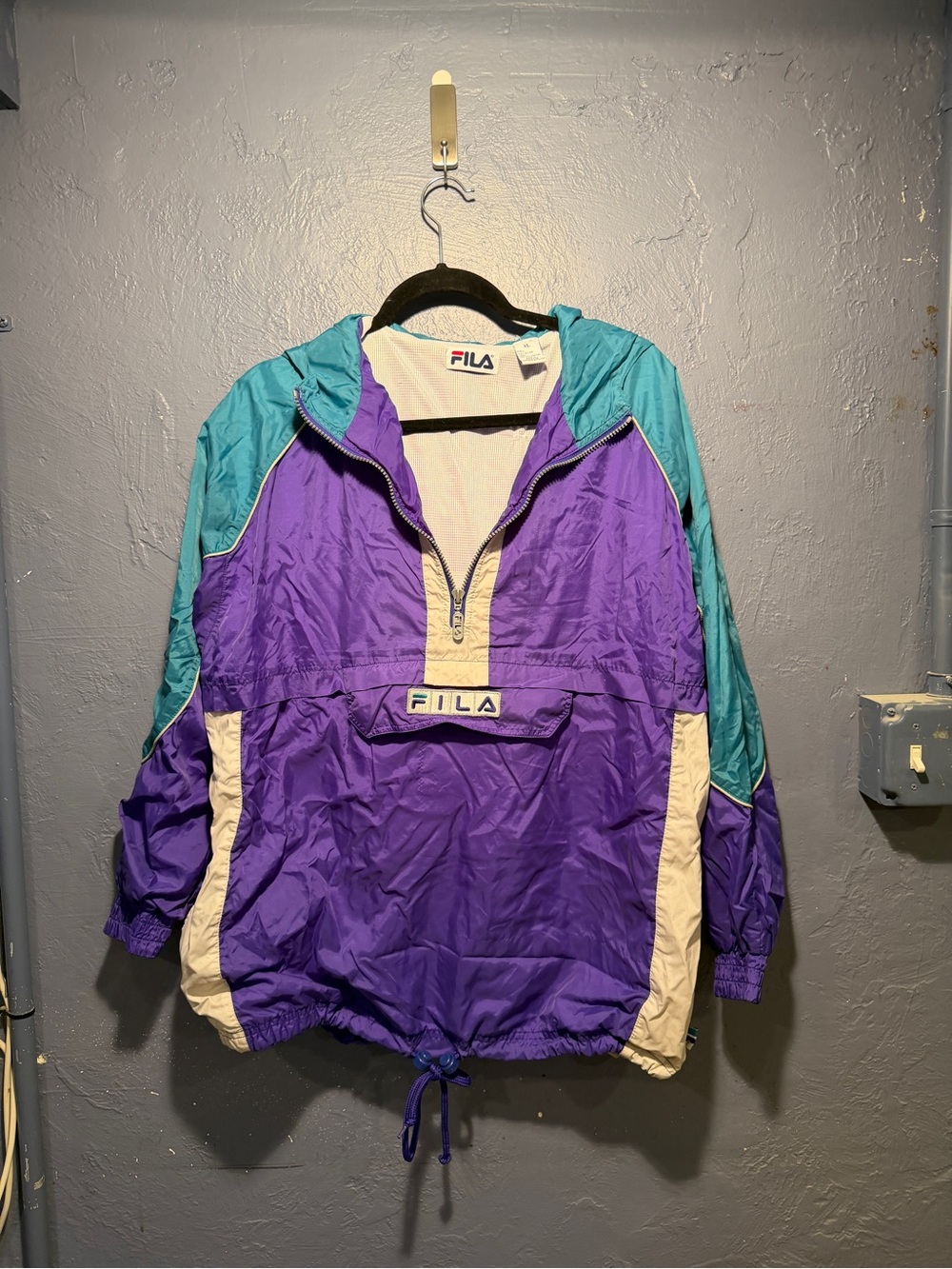 FILA vintage Pullover Windbreaker